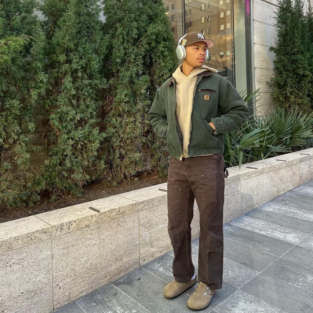Detroit Jacket Moss Green Outfit 1