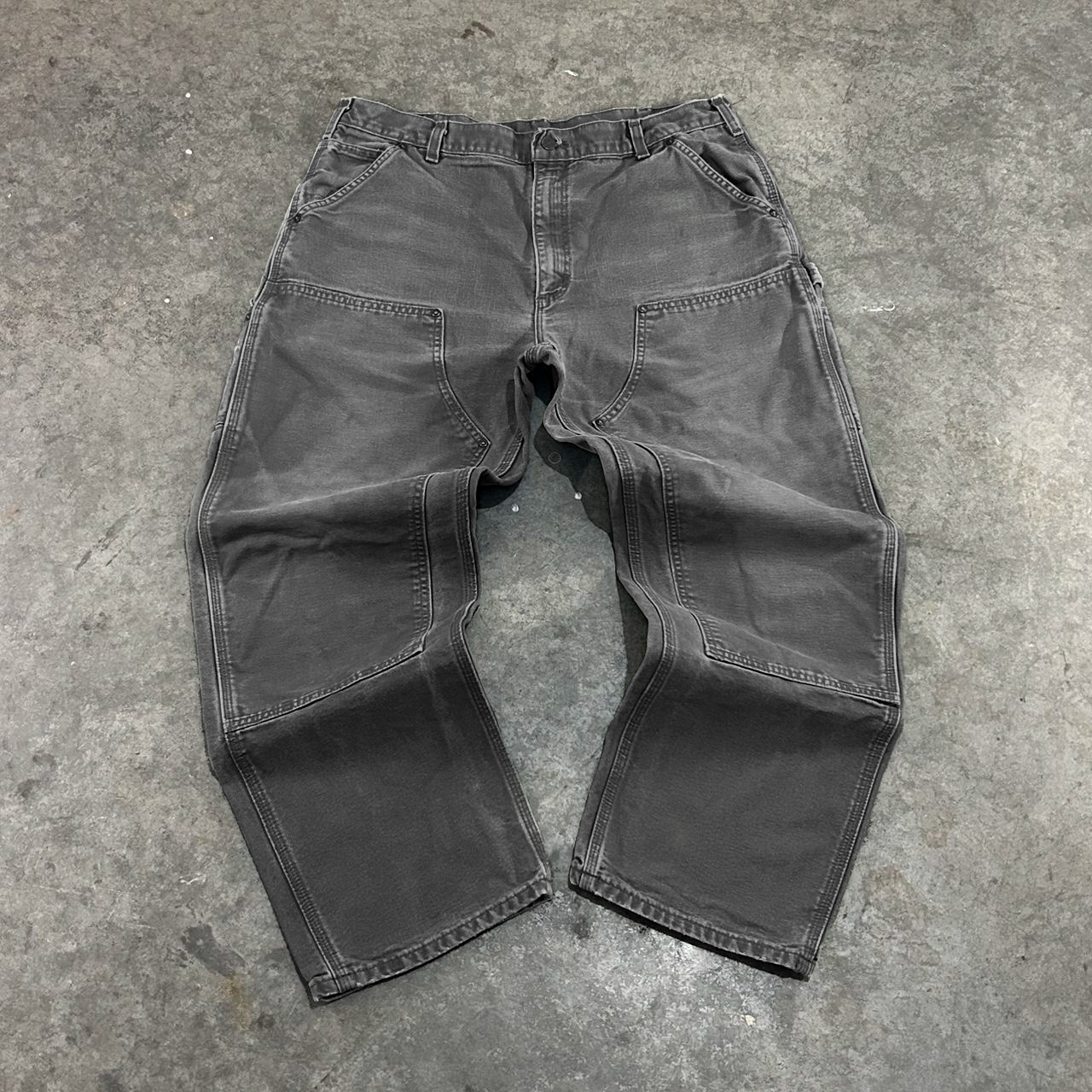 Double Knee Grey-1